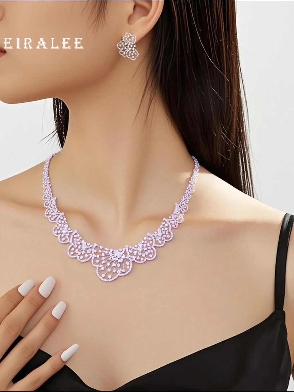 Eiralee Luxury Crystal Jewelry Set Cubic Zirconia for Women Wedding Engagement Party Accessory Suitable for Dudai Africa Middle
Eiralee Luxury Crystal Jewelry Set Cubic Zirconia for Women Wedding Engagement Party Accessory Suitable for Dudai Africa Middle