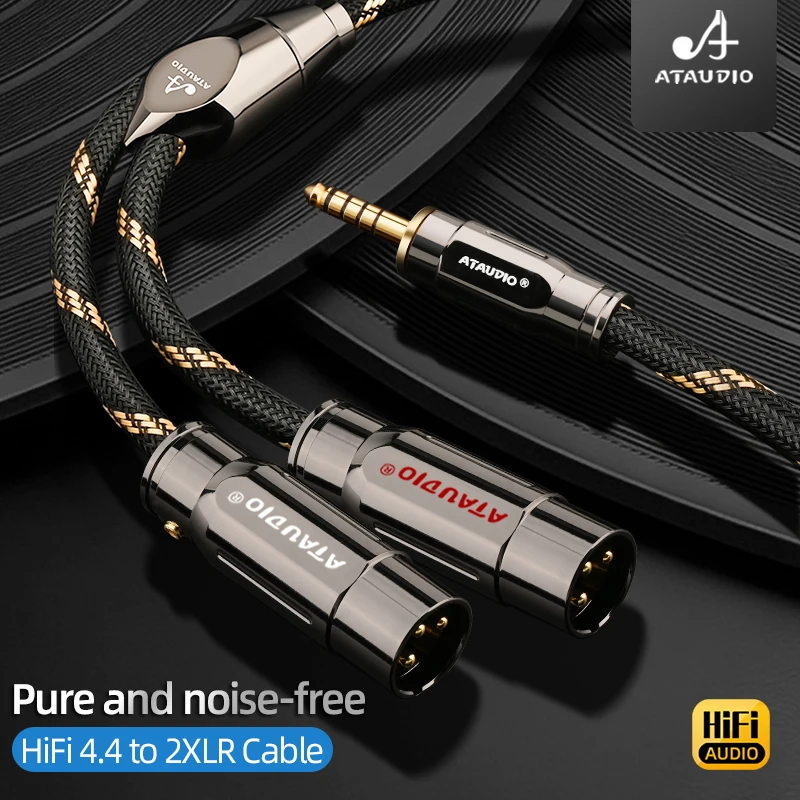 Hi-Fi аудиокабель-адаптер с балансным разъемом 4,4 мм на 2XLR, из чистой меди, для усилителя для наушников
Hi-Fi аудиокабель-адаптер с балансным разъемом 4,4 мм на 2XLR, из чистой меди, для усилителя для наушников