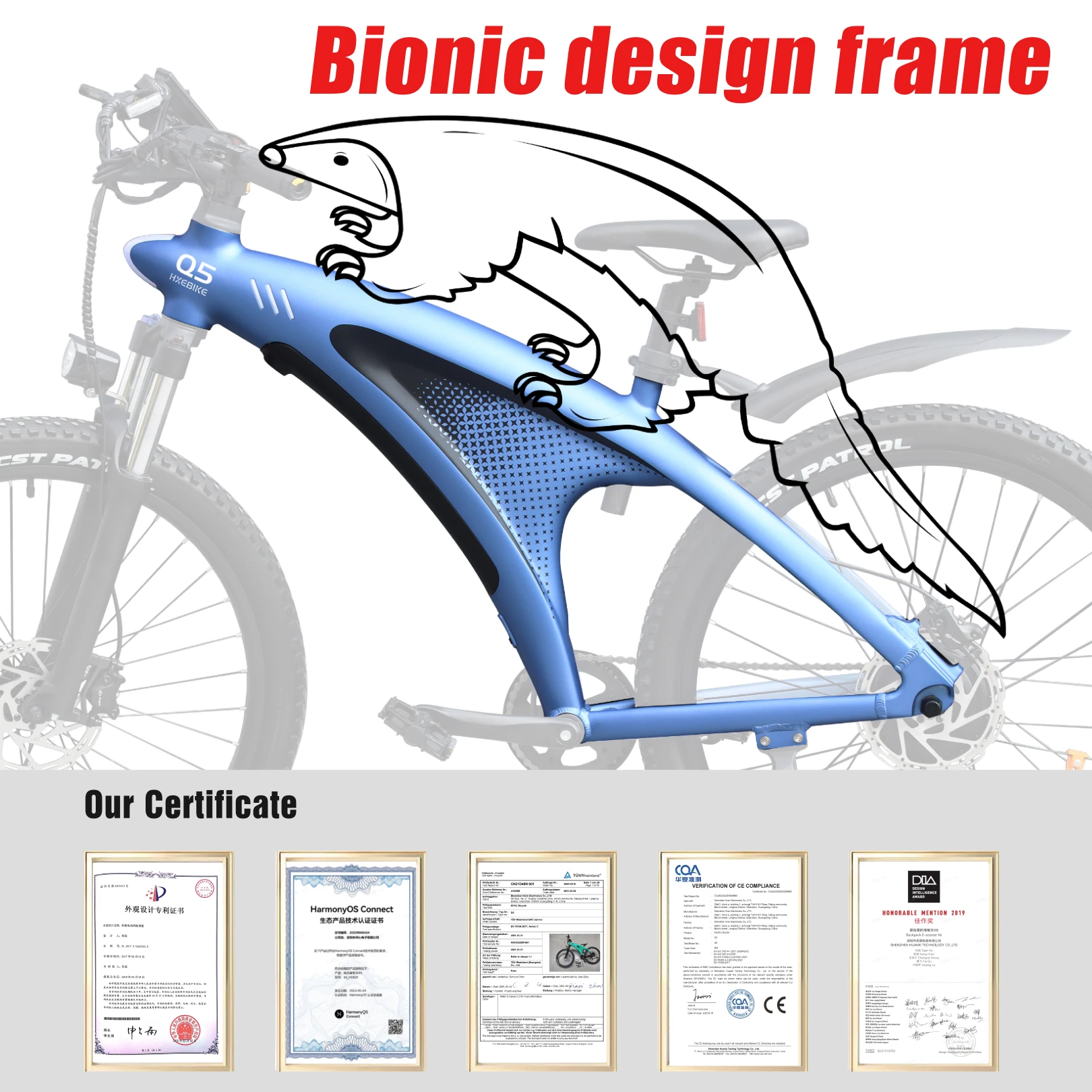 HX Q5 2000W Ebike Adult Electric Mountain Bicycle 27.5*2.25 Inch Electric Bike 57km/h Removable battery Moped E Bikes Road Bike
HX Q5 2000W Ebike Adult Electric Mountain Bicycle 27.5*2.25 Inch Electric Bike 57km/h Removable battery Moped E Bikes Road Bike