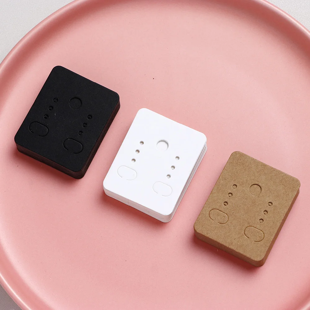 50PCS 4.7x3.8cm White Brown Black Hanging Display Cards For Earrings Sets Jewelry Cardboard Small Business Packaging Supplies
50PCS 4.7x3.8cm White Brown Black Hanging Display Cards For Earrings Sets Jewelry Cardboard Small Business Packaging Supplies
