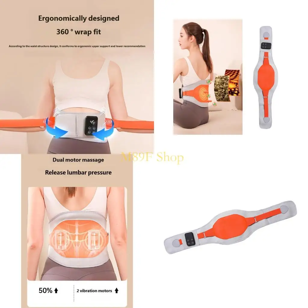 M89F Breathable Waist Heating Belt Vibrations Massage Cordless Heated Waist Massagers
M89F Breathable Waist Heating Belt Vibrations Massage Cordless Heated Waist Massagers