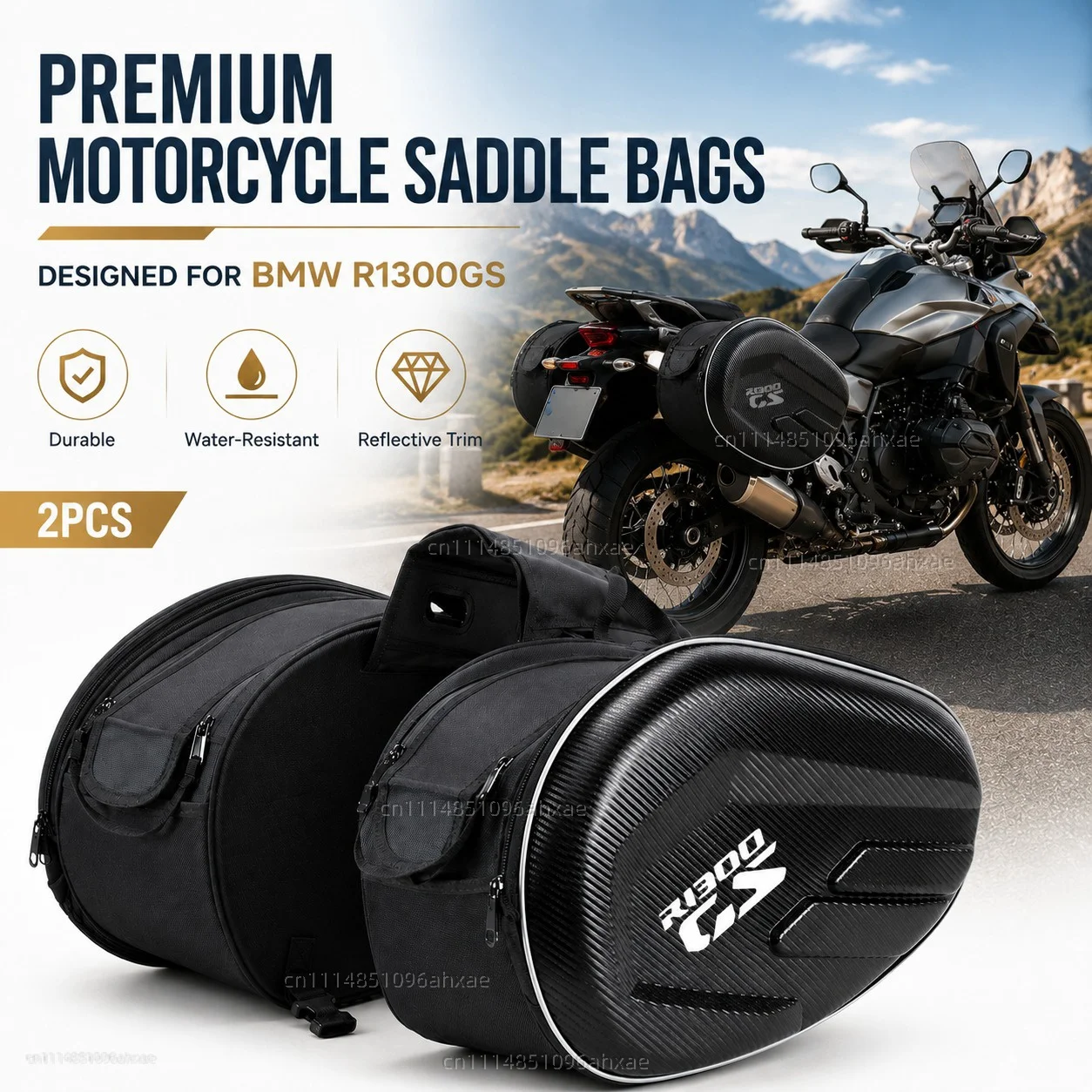 For BMW R1300GS R1300 GS R 1300GS GS1300 2023 2024 2PCS Motorcycle Pannier Bags Luggage Saddle Bags Side Storage Fork Travel
For BMW R1300GS R1300 GS R 1300GS GS1300 2023 2024 2PCS Motorcycle Pannier Bags Luggage Saddle Bags Side Storage Fork Travel