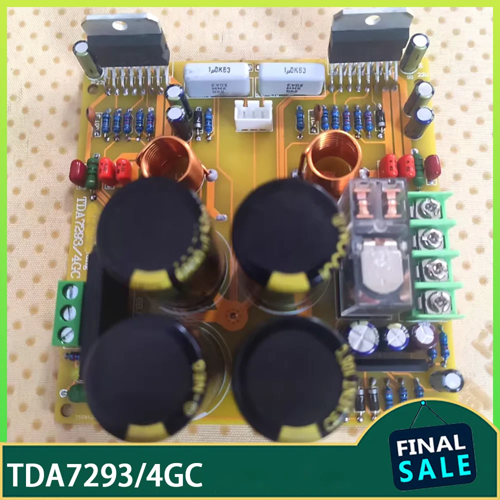 Dual-channel HiFi Hi-Fi power amplifier board GC version TDA7293 TDA7293/4GC
Dual-channel HiFi Hi-Fi power amplifier board GC version TDA7293 TDA7293/4GC