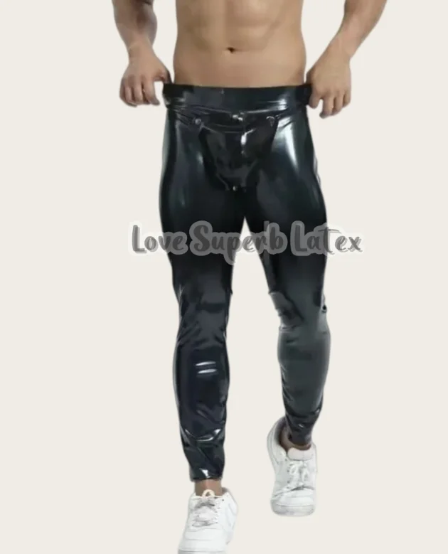 Men's Latex Trousers with Cod Piece Gummi Rubber Latex Pants Halloween Party wear Cosplay Costume
Men's Latex Trousers with Cod Piece Gummi Rubber Latex Pants Halloween Party wear Cosplay Costume