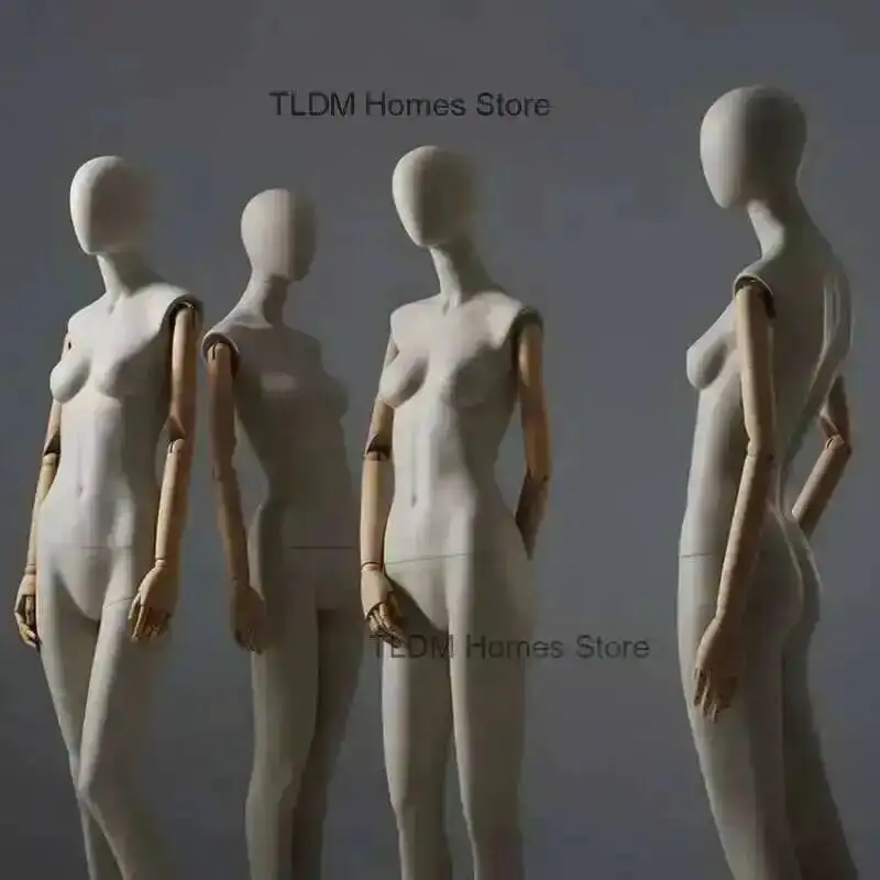 Store Female Mannequin Fabric Cover Body Model High-end Window Display Stands with Clavicle Full Clothing Body Mannequins t New
Store Female Mannequin Fabric Cover Body Model High-end Window Display Stands with Clavicle Full Clothing Body Mannequins t New