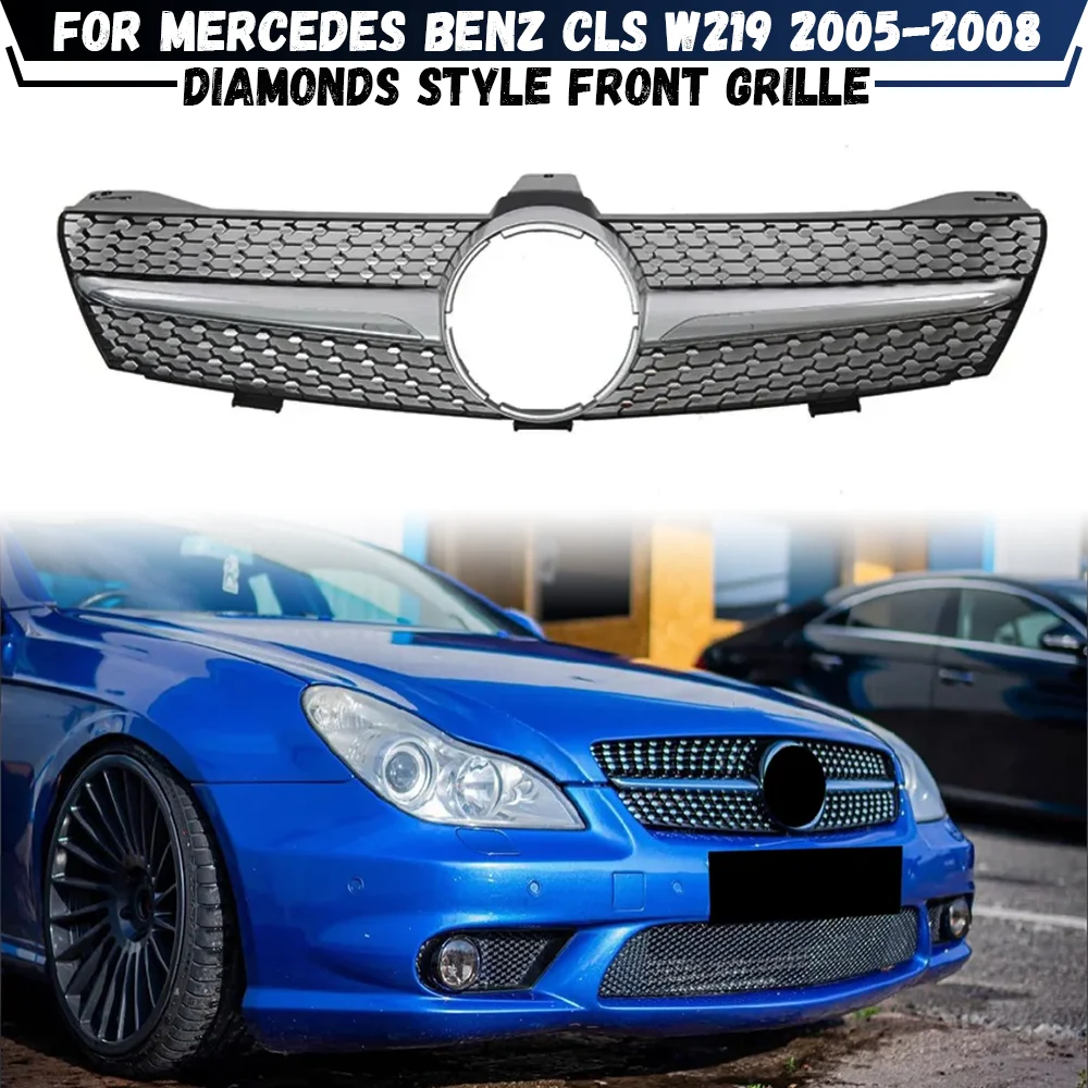 Diamonds Style Front Bumper Grille For Mercedes Benz CLS W219 CLS350 CLS500 2005 2006 2007 2008 Tuning Hood Mesh Grid
Diamonds Style Front Bumper Grille For Mercedes Benz CLS W219 CLS350 CLS500 2005 2006 2007 2008 Tuning Hood Mesh Grid