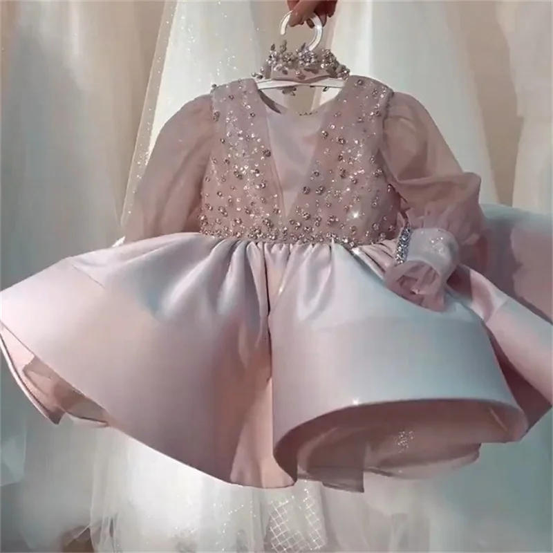 Kids Baby Princess Lace Satin Beading Flower Girl Dresses First Communion Dresses Birthday Christmas Gift Wedding Party Birthday
Kids Baby Princess Lace Satin Beading Flower Girl Dresses First Communion Dresses Birthday Christmas Gift Wedding Party Birthday