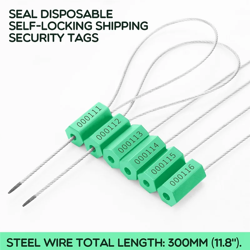 AB33-120 Steel Cable Seals Metal Security Seal Numbered Metal Truck Trailer Seals Security Tags Tamper Evident Tags
AB33-120 Steel Cable Seals Metal Security Seal Numbered Metal Truck Trailer Seals Security Tags Tamper Evident Tags