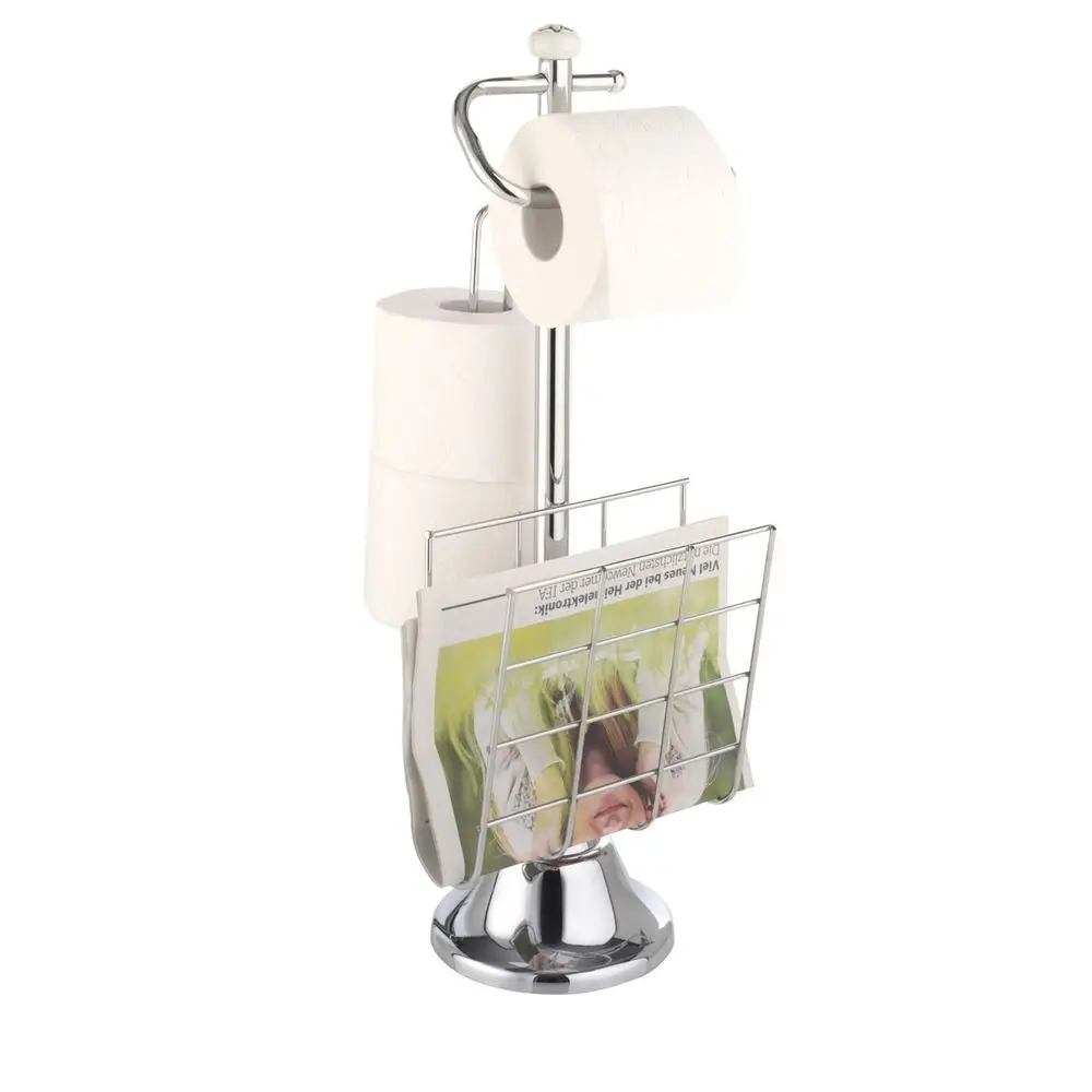 Star 280837 Toilet Roll Holder with Magazine Rack 56 cm Chromed
Star 280837 Toilet Roll Holder with Magazine Rack 56 cm Chromed