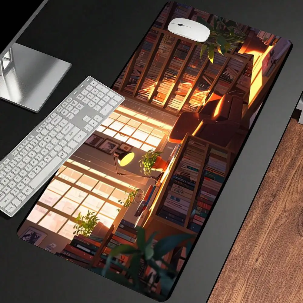 Creative book shelf mouse pad large rubber non-slip computer desk pads thickened lock edge notebook keyboard accessories XXL
Creative book shelf mouse pad large rubber non-slip computer desk pads thickened lock edge notebook keyboard accessories XXL