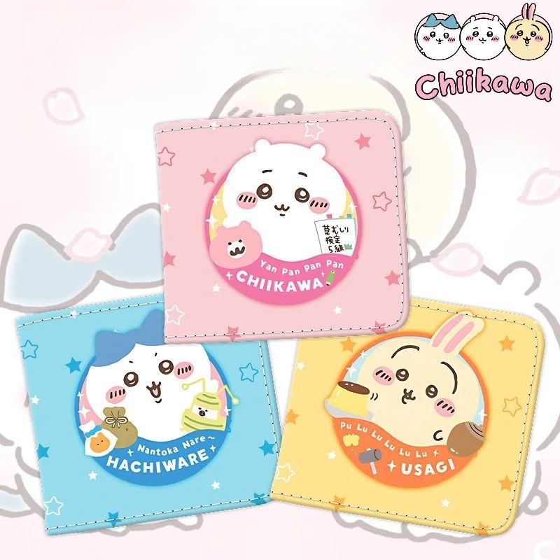 Chiikawa Anime Student Peripheral Pu Leather Short Wallet Hachiware Usagi Boys and Girls Birthday Gifts for Friends
Chiikawa Anime Student Peripheral Pu Leather Short Wallet Hachiware Usagi Boys and Girls Birthday Gifts for Friends