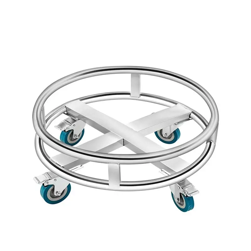 Thickened stainless steel round turnover truck, transporting mobile thermal insulation barrel rack steamer rack wheel
Thickened stainless steel round turnover truck, transporting mobile thermal insulation barrel rack steamer rack wheel
