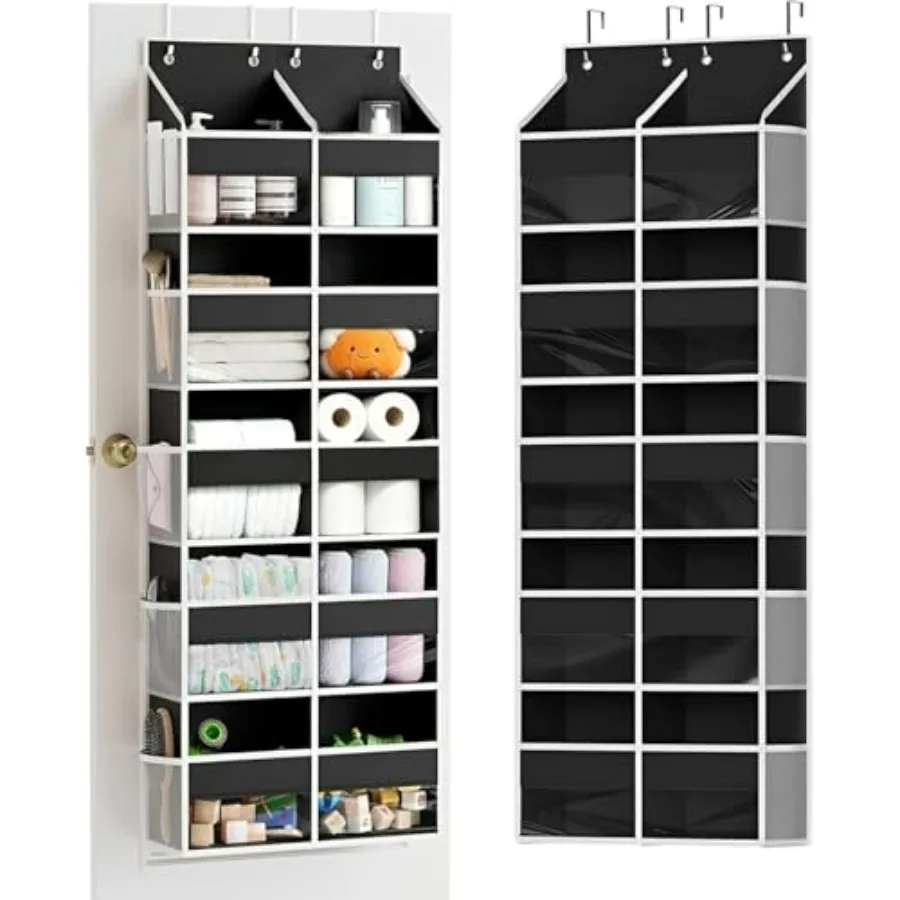 Over The Door Organizer 5 Tiers, Behind The Door Storage with 10 Pockets — Heavy-Duty 600D Oxford Fabric Material, Upgraded Hoo
Over The Door Organizer 5 Tiers, Behind The Door Storage with 10 Pockets — Heavy-Duty 600D Oxford Fabric Material, Upgraded Hoo