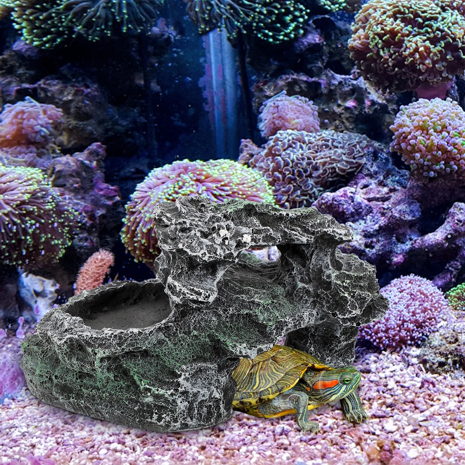 Decorative Reptile Basking Platform Resin Turtle Ramp Aquarium Tank Decoration Turtle Basking Platform
Decorative Reptile Basking Platform Resin Turtle Ramp Aquarium Tank Decoration Turtle Basking Platform