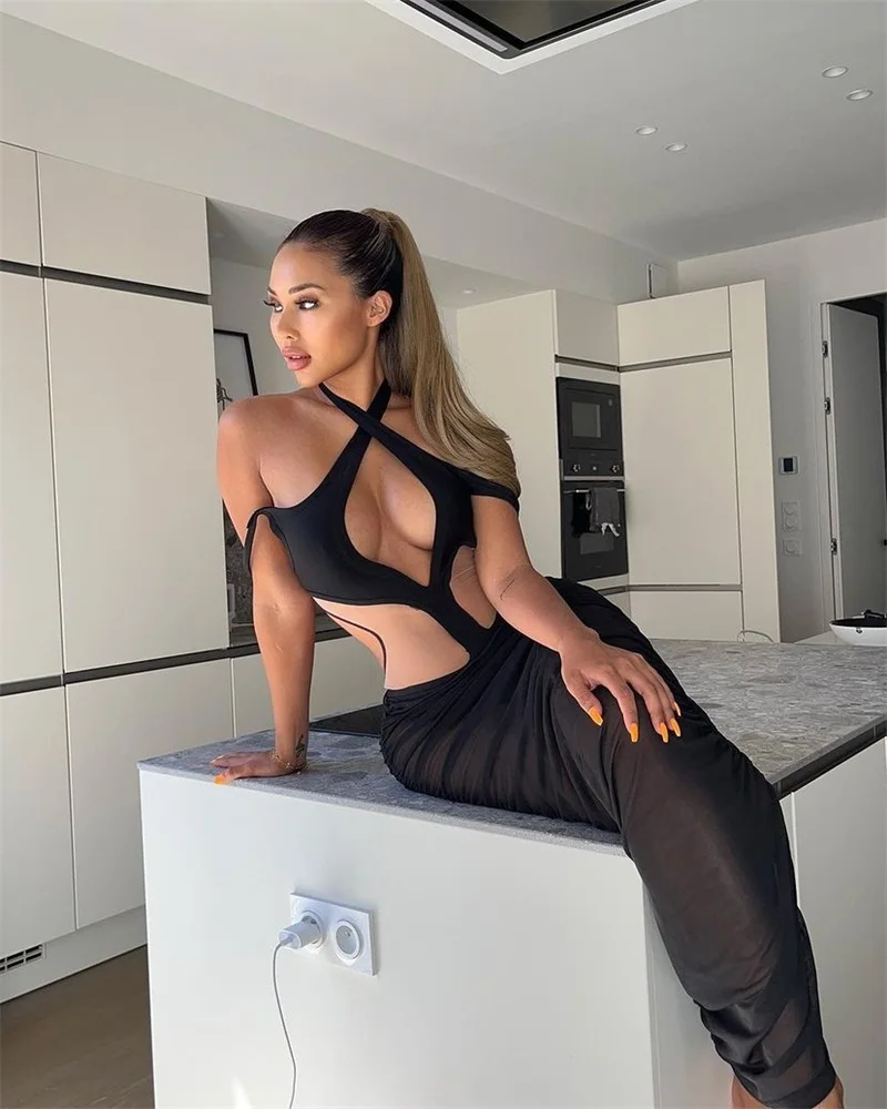 Sexy Black Women's Prom Dress Hollow Sleeveless Backless Long Sheath Robe Party Gown Red White Casual Formal Birthday Skirt
Sexy Black Women's Prom Dress Hollow Sleeveless Backless Long Sheath Robe Party Gown Red White Casual Formal Birthday Skirt