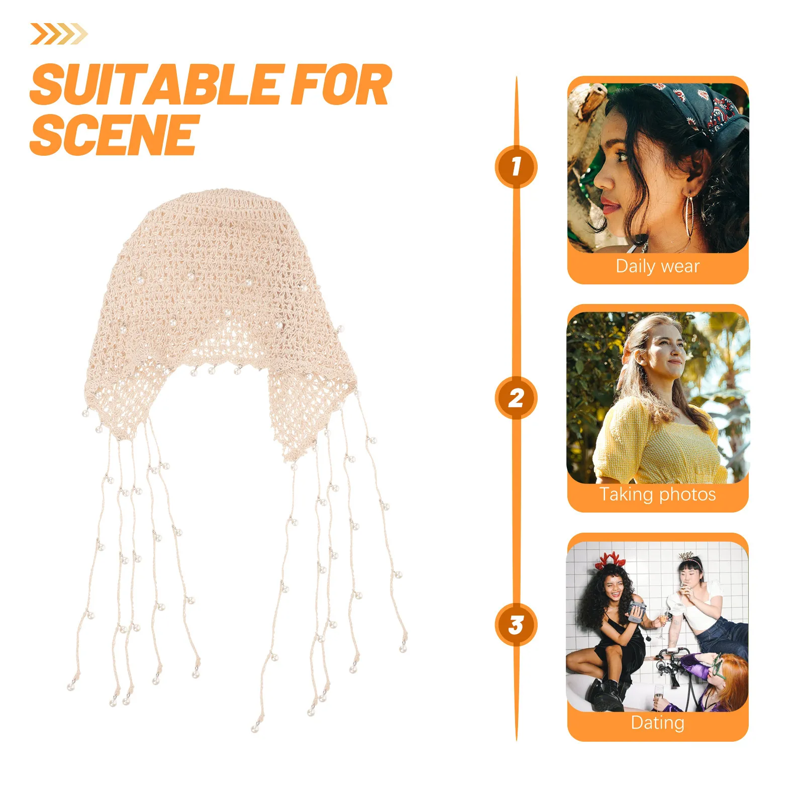 Pearl Designed Tassel Cloche Hat for Women Elegant Decorative Formal Headpiece Wedding Party Festival Prom Birthday Role Play
Pearl Designed Tassel Cloche Hat for Women Elegant Decorative Formal Headpiece Wedding Party Festival Prom Birthday Role Play