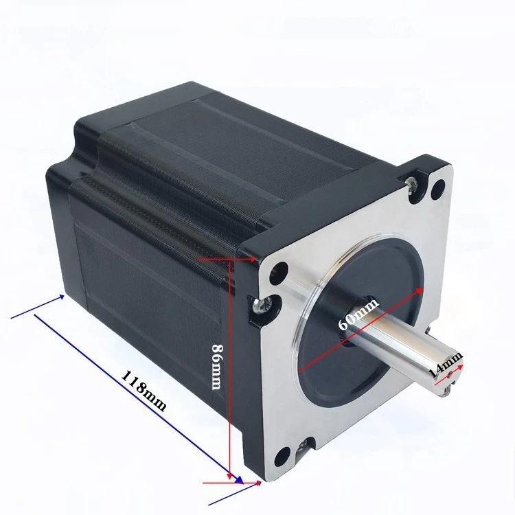 High Torque Stepper Motor 86HS118
High Torque Stepper Motor 86HS118