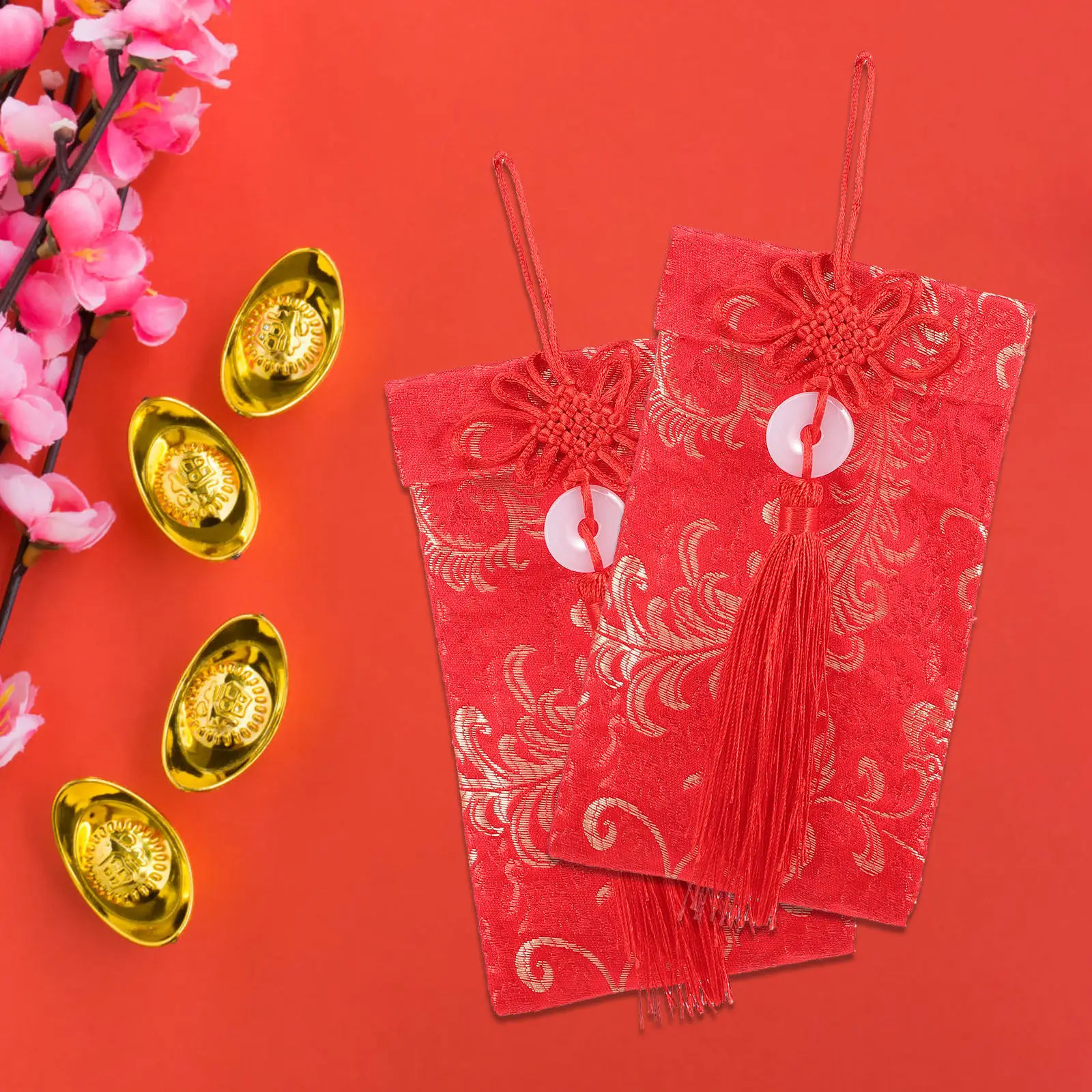 2Pcs Red Envelopes Chinese Style Cloth Money Packet New Year Festival Gift Traditional Red Packet New Year Envelope
2Pcs Red Envelopes Chinese Style Cloth Money Packet New Year Festival Gift Traditional Red Packet New Year Envelope