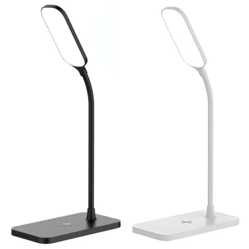 15W LED Desk Lamp Wireless Charging Desk Lamp Adjustable Light Eye Protection Desk Lamp Flexible Touch Activated Black
15W LED Desk Lamp Wireless Charging Desk Lamp Adjustable Light Eye Protection Desk Lamp Flexible Touch Activated Black
