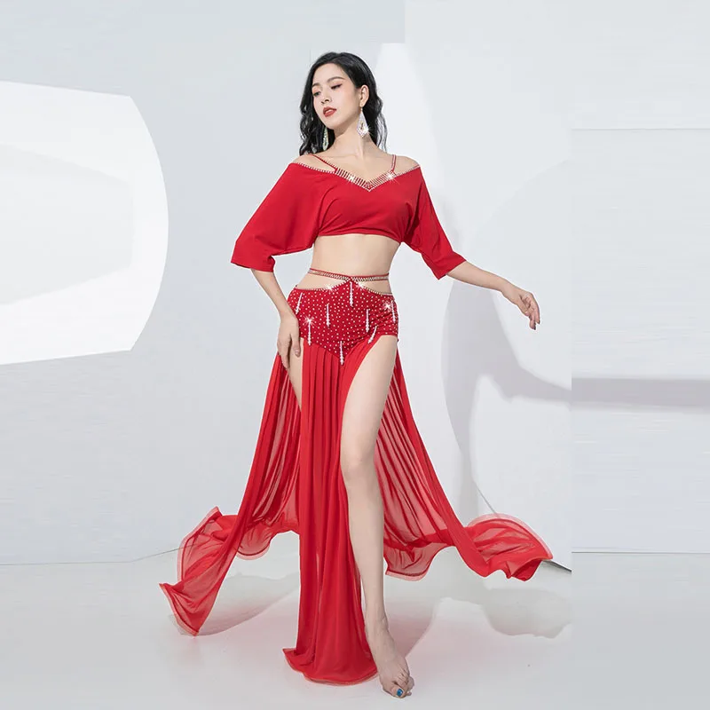 Belly Dance Costume 2023 New Light Luxury Diamond Top+Skirt Training Dress Eastern Dance Group Performance Dress Set
Belly Dance Costume 2023 New Light Luxury Diamond Top+Skirt Training Dress Eastern Dance Group Performance Dress Set