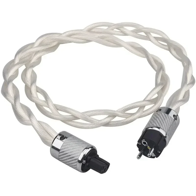 HiFi Audio Power Cable 5N OCC Silver Plated Copper C13 AC Power Cord Carbon Fiber AU & US & EU Plug
HiFi Audio Power Cable 5N OCC Silver Plated Copper C13 AC Power Cord Carbon Fiber AU & US & EU Plug