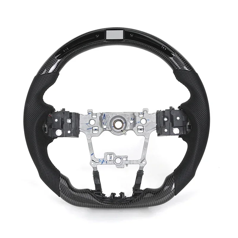 Without Center Trim Half Perforated Leather Carbon LED Steering Wheel for Toyota Hilux GR 86 Land Cruiser Fortuner Chr Mark X
Without Center Trim Half Perforated Leather Carbon LED Steering Wheel for Toyota Hilux GR 86 Land Cruiser Fortuner Chr Mark X
