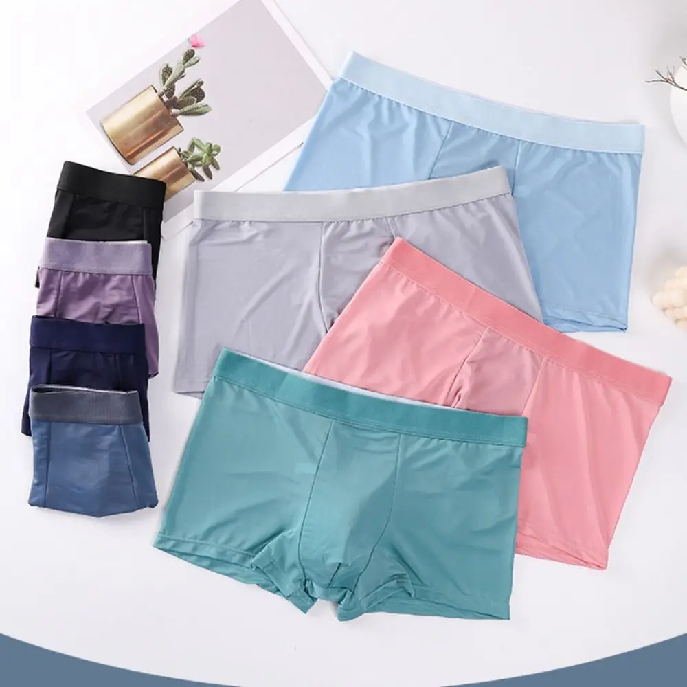 3Pcs Breathable Traceless Men's Ice Slik Panties Underpants Mid Waist Seamless Briefs Simple Solid Underwears for Man Travel
3Pcs Breathable Traceless Men's Ice Slik Panties Underpants Mid Waist Seamless Briefs Simple Solid Underwears for Man Travel