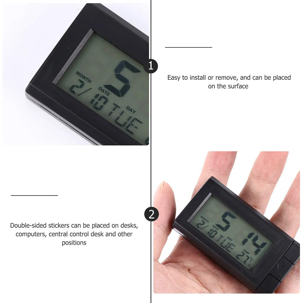 2 Pcs Thermometer Temperature Display Night Light Luminous Abs Desk Clock High Precision Electronic Car Dash Clock Led Tube
2 Pcs Thermometer Temperature Display Night Light Luminous Abs Desk Clock High Precision Electronic Car Dash Clock Led Tube
