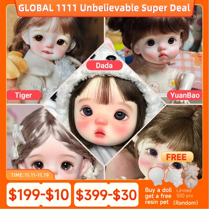 New Design Dada BJD Doll 1/6 Cute Girl High Quality Hot Sale Expression Nude Ball Jointed Dolls
New Design Dada BJD Doll 1/6 Cute Girl High Quality Hot Sale Expression Nude Ball Jointed Dolls