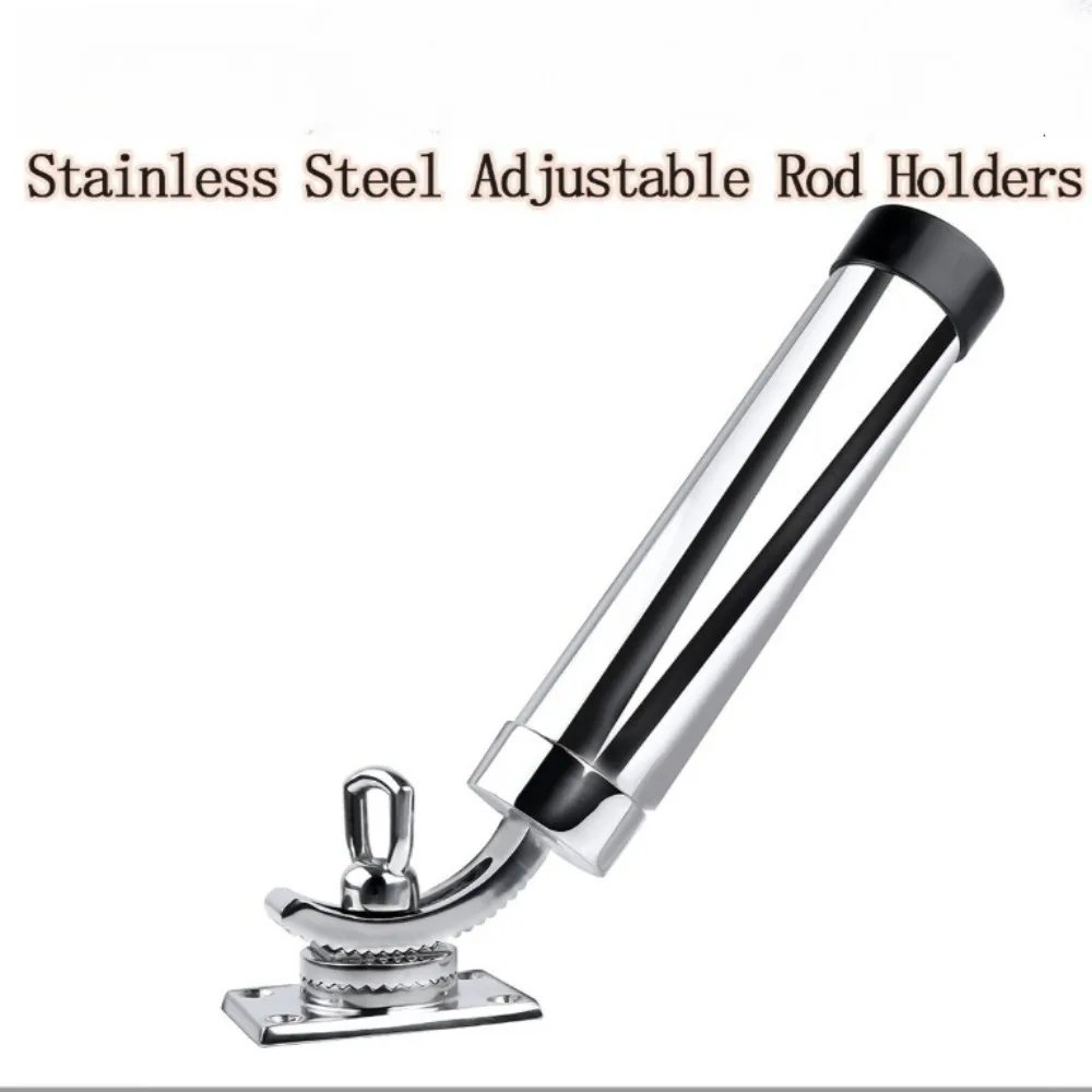 316 Stainless Steel Adjustable Fishing Rod Holder Marine Hardware Yacht Rod Pod Boat Accessory for Ships Yachts Outdoor Fishing
316 Stainless Steel Adjustable Fishing Rod Holder Marine Hardware Yacht Rod Pod Boat Accessory for Ships Yachts Outdoor Fishing
