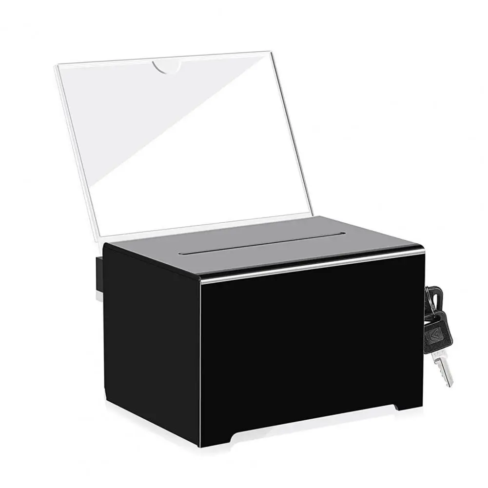 Storage Box Durable Acrylic Donation Box High Capacity Lightweight Impact-resistant Ideal for Schools Voting Suggestions
Storage Box Durable Acrylic Donation Box High Capacity Lightweight Impact-resistant Ideal for Schools Voting Suggestions