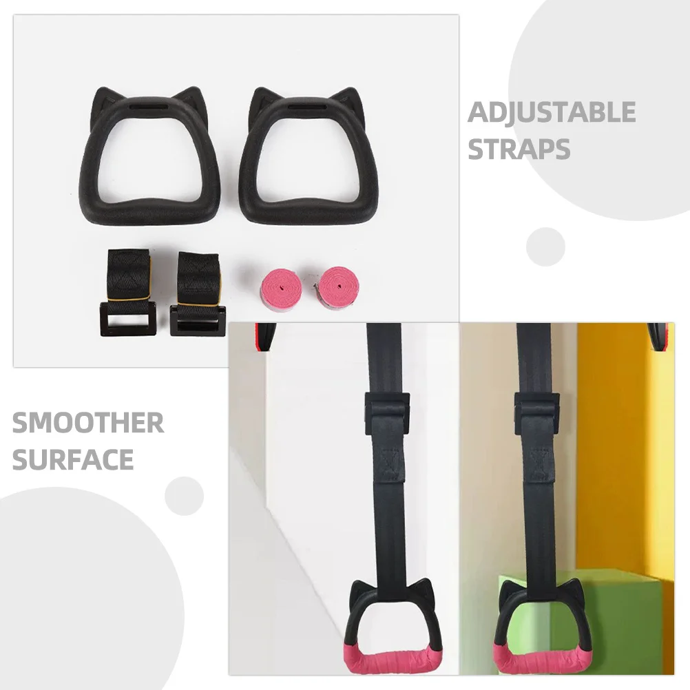 1Set Gymnastic Rings Moisture-Absorbent Grip Training Rings for Motor Skill Development Leg Hand Strengthening Indoor
1Set Gymnastic Rings Moisture-Absorbent Grip Training Rings for Motor Skill Development Leg Hand Strengthening Indoor