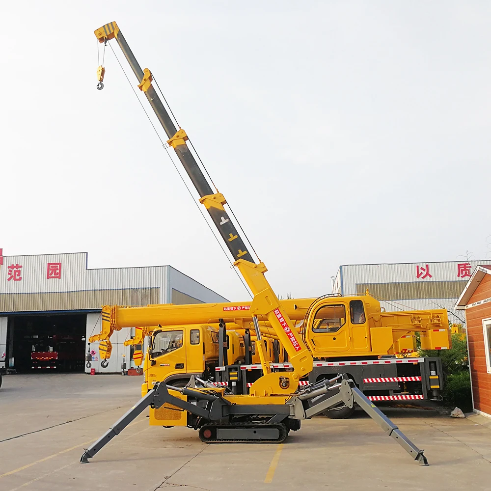 Zero-Turn Radius Spider Lift with Continuous 360° Rotation, Crawler Mobility on Slopes, 16.5m Reach Spider Crane for Forestry
Zero-Turn Radius Spider Lift with Continuous 360° Rotation, Crawler Mobility on Slopes, 16.5m Reach Spider Crane for Forestry