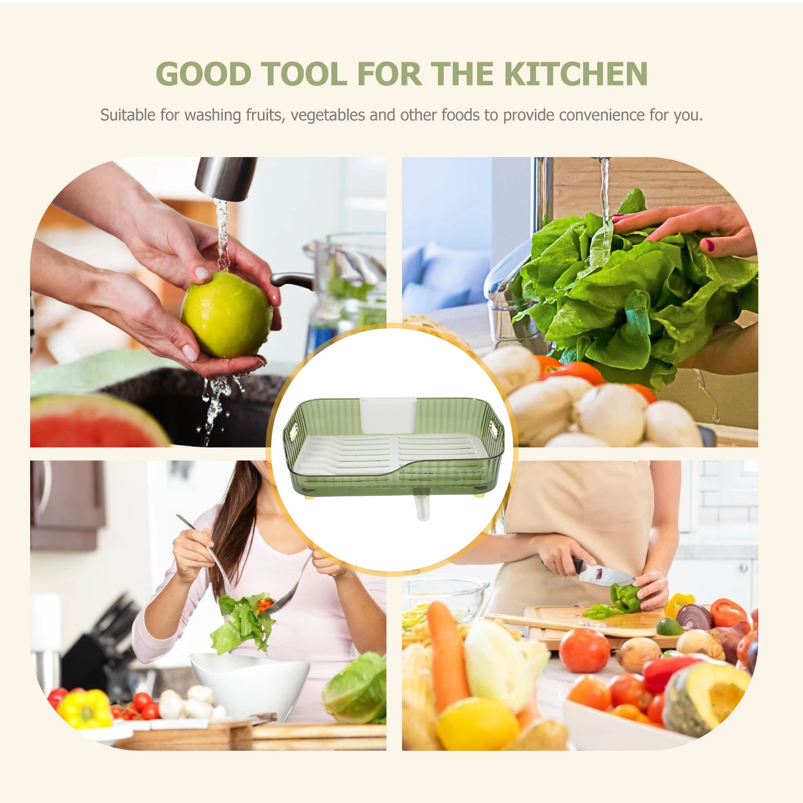 Plastic Dish Rack Smooth Edges Kitchen Sink Counter Compact Dish Drying Rack Drainer Holder Tableware Dryer Compact Design
Plastic Dish Rack Smooth Edges Kitchen Sink Counter Compact Dish Drying Rack Drainer Holder Tableware Dryer Compact Design
