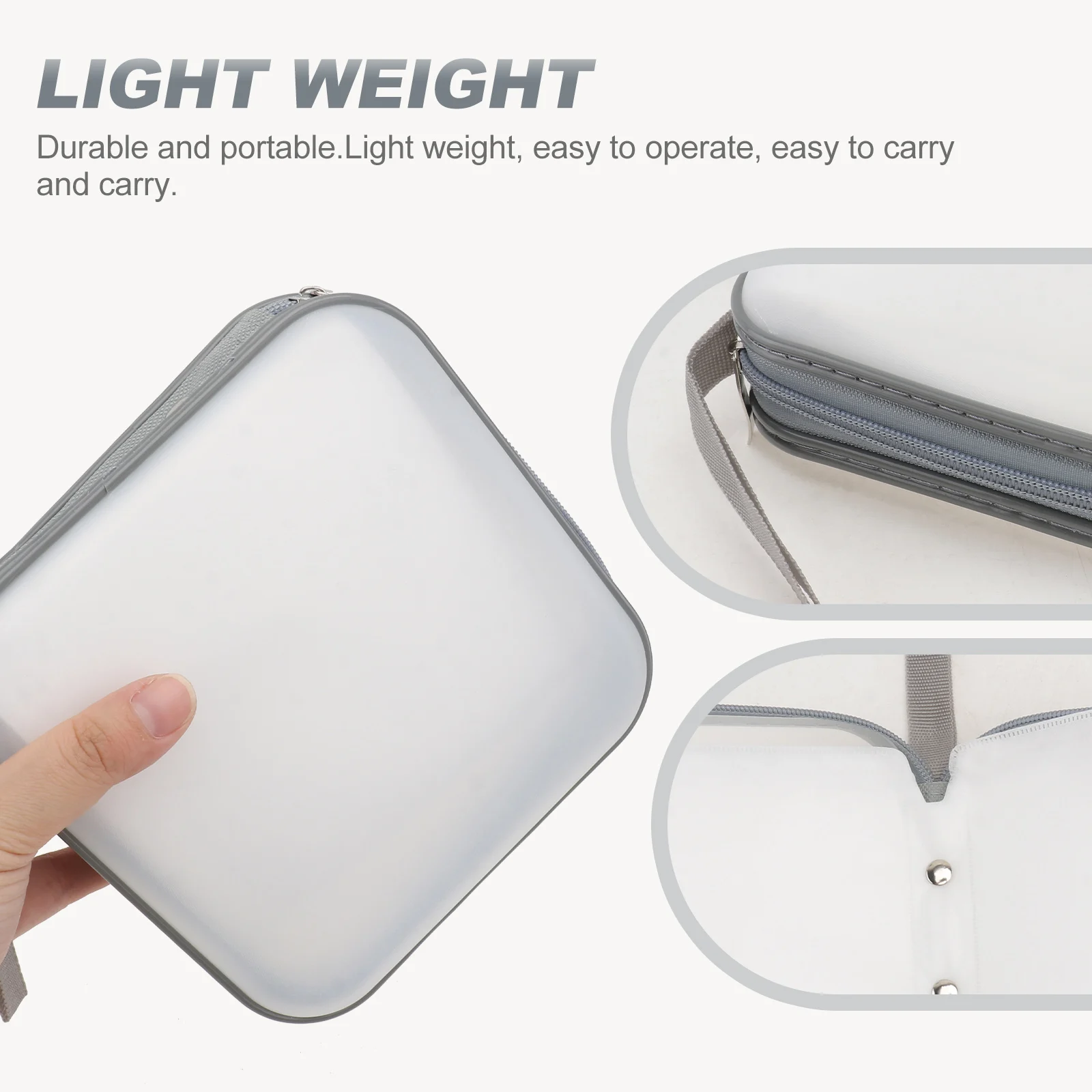 40 Capacity Cd Bag Dvd Storage Case Large Capacity Cd Holder Access Zipper Smooth Insert Remove Save Space
40 Capacity Cd Bag Dvd Storage Case Large Capacity Cd Holder Access Zipper Smooth Insert Remove Save Space