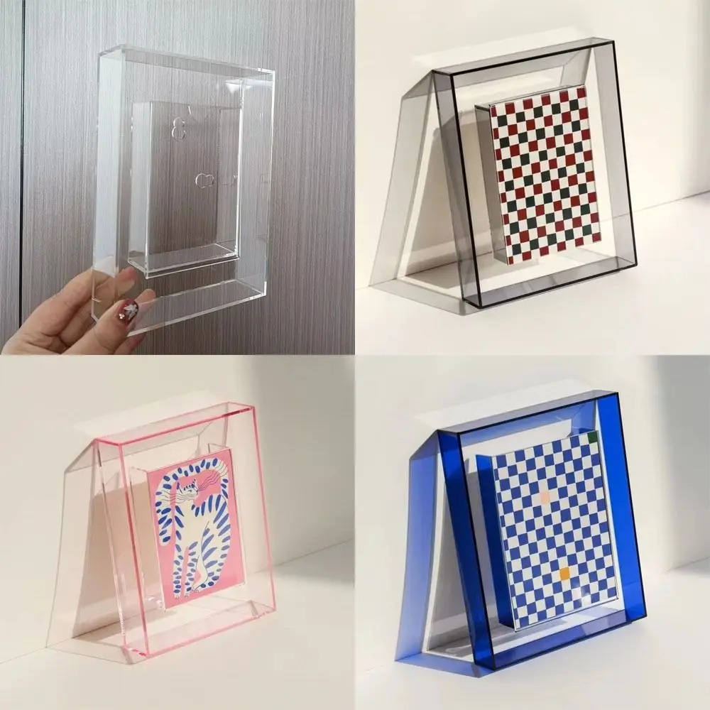 5 Inch Acrylic Photo Frame Floating Transparent Photocard Holder Colorful Wall Mounted Poster Picture Display Stand
5 Inch Acrylic Photo Frame Floating Transparent Photocard Holder Colorful Wall Mounted Poster Picture Display Stand