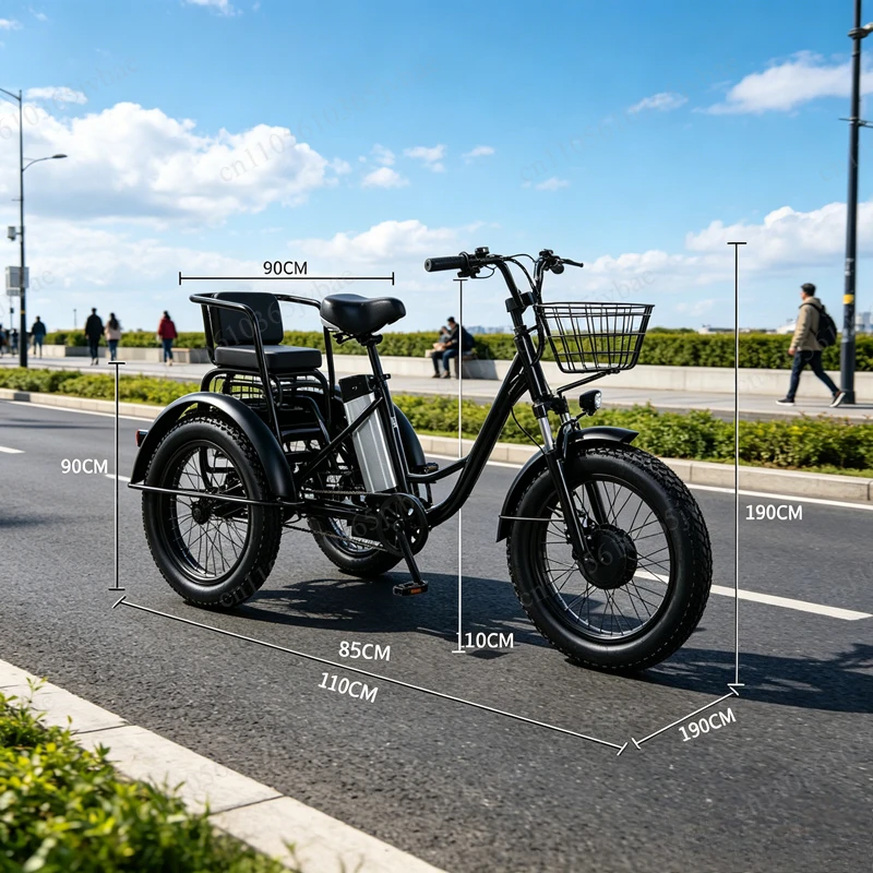 Three-wheeled Electric Scooter, Wide Tire Design, Lithium Battery Drive, Smooth Riding
Three-wheeled Electric Scooter, Wide Tire Design, Lithium Battery Drive, Smooth Riding