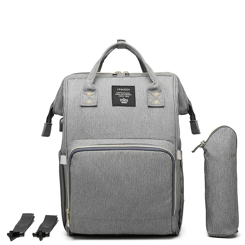 Lequeen USB Maternity Diaper Bag Large Capacity Baby Bag Travel Backpack Designer Nursing Bag For Baby Care
Lequeen USB Maternity Diaper Bag Large Capacity Baby Bag Travel Backpack Designer Nursing Bag For Baby Care