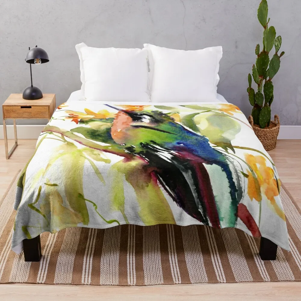 Hummingbird and Flowers Throw Blanket Heavy christmas gifts Soft Plaid Blankets
Hummingbird and Flowers Throw Blanket Heavy christmas gifts Soft Plaid Blankets