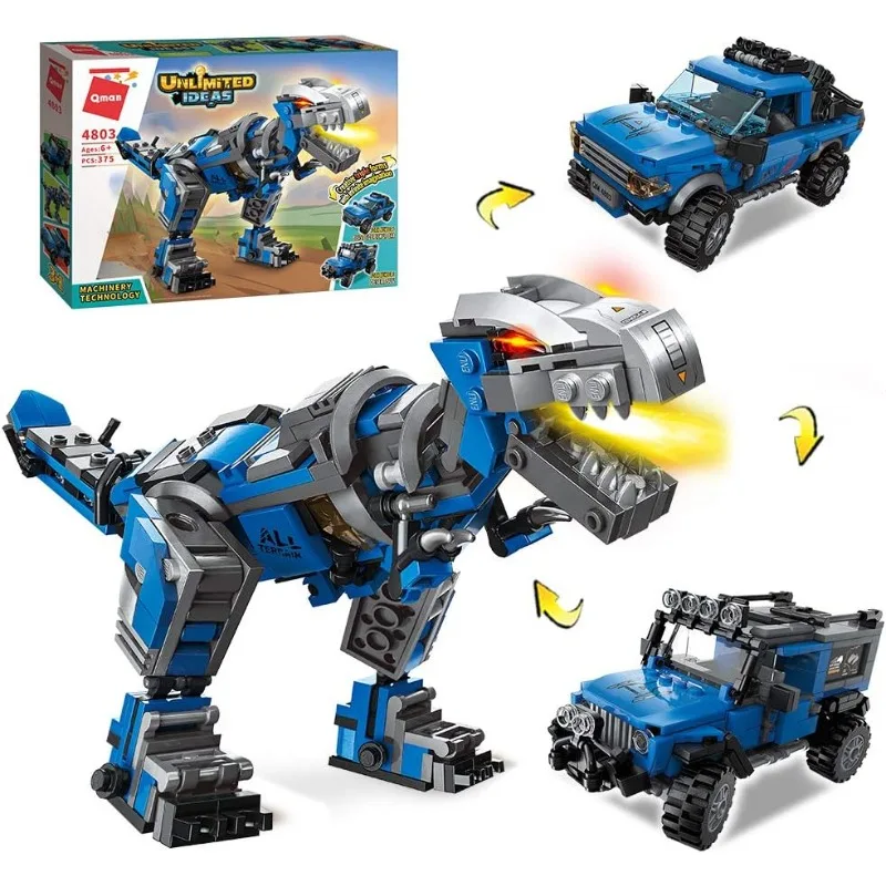 QMAN 3in1 строительные блоки, игрушки, механические пикапы T-Rex, внедорожник, строительный комплект, развивающие игрушки, подарки для мальчиков
QMAN 3in1 строительные блоки, игрушки, механические пикапы T-Rex, внедорожник, строительный комплект, развивающие игрушки, подарки для мальчиков