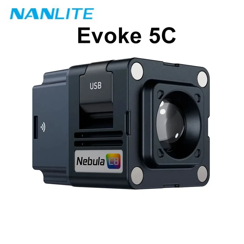 Nanlux Evoke 5C 8-color RGB Small Spotlight Portable 6W COB Led Light Video Light 1000-20000K 1300mAh Photographic Lighting
Nanlux Evoke 5C 8-color RGB Small Spotlight Portable 6W COB Led Light Video Light 1000-20000K 1300mAh Photographic Lighting