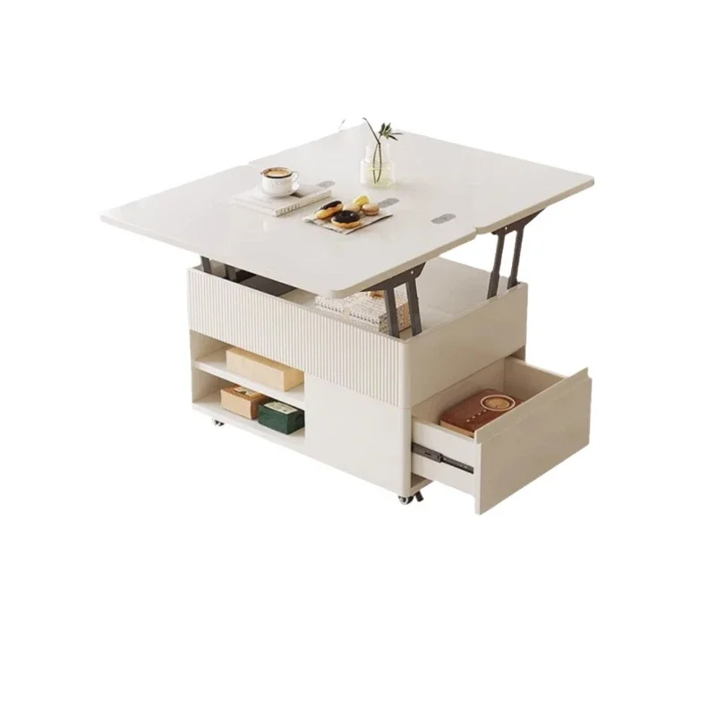 Lifting coffee table dining table dual-purpose cream wind tea table small apartment modern living room simple household foldng
Lifting coffee table dining table dual-purpose cream wind tea table small apartment modern living room simple household foldng