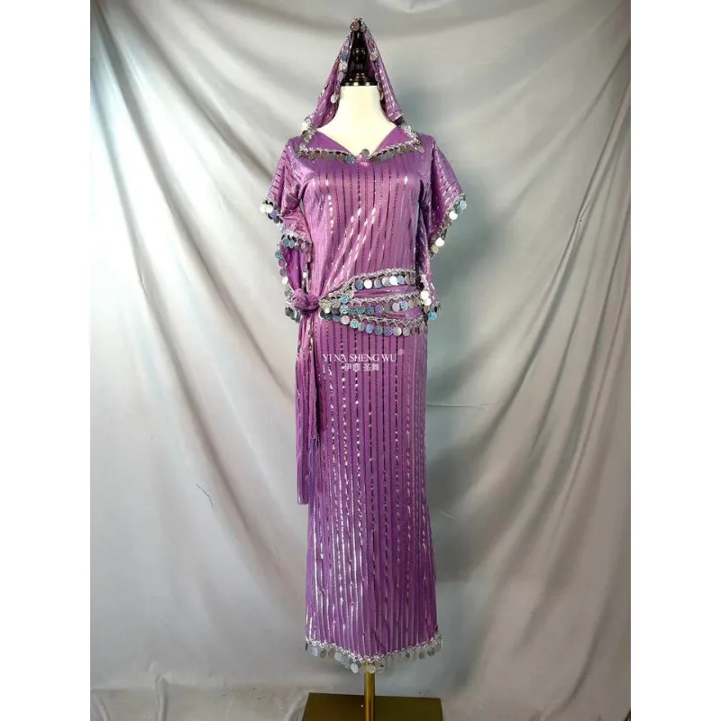 Женские костюмы для танца живота, комплект из 3 предметов, халат, платок, хип-шарф для Shaabi Balady Saidy, одежда для соревнований, танцевальная одежда
Женские костюмы для танца живота, комплект из 3 предметов, халат, платок, хип-шарф для Shaabi Balady Saidy, одежда для соревнований, танцевальная одежда