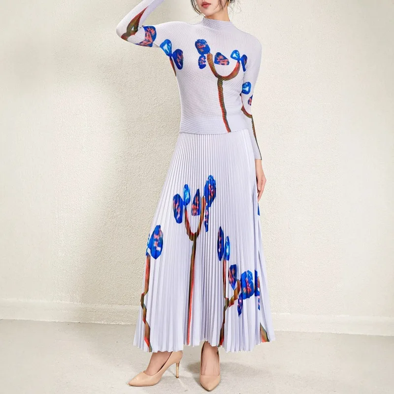 Miyake Pleated 2026 Pleated Skirt Two-Piece Set High Waist Fashionable Elegant Pleated High-End Loose Casual Long-Sleeve Top
Miyake Pleated 2026 Pleated Skirt Two-Piece Set High Waist Fashionable Elegant Pleated High-End Loose Casual Long-Sleeve Top