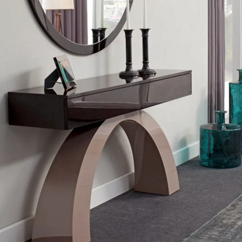 Light luxury entrance table, simple current, entrance, model room decorative table, small apartment
Light luxury entrance table, simple current, entrance, model room decorative table, small apartment