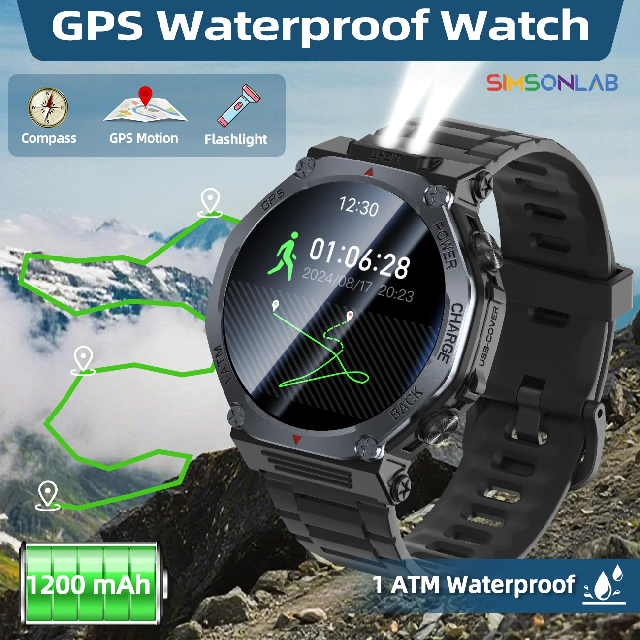 2025 Новые GPS-умные часы для Android/IOS Голосовой помощник 1200 мАч Большая батарея Беспроводной вызов Сильный фонарик Спортивные часы для меня
2025 Новые GPS-умные часы для Android/IOS Голосовой помощник 1200 мАч Большая батарея Беспроводной вызов Сильный фонарик Спортивные часы для меня