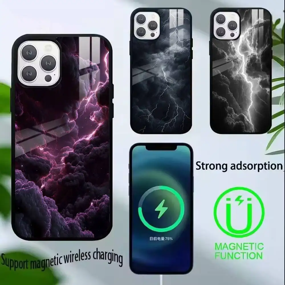 Spectacular Lightning Cloud Aesthetic Phone Case For iPhone17,16,15,14,13,12,11 Plus,Pro Allows magnetic wireless charging
Spectacular Lightning Cloud Aesthetic Phone Case For iPhone17,16,15,14,13,12,11 Plus,Pro Allows magnetic wireless charging