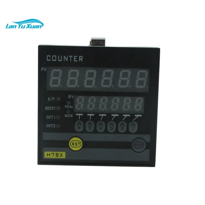 YUMO Counter H7BX Batch Counter High speed intelligent digital meter counter
YUMO Counter H7BX Batch Counter High speed intelligent digital meter counter