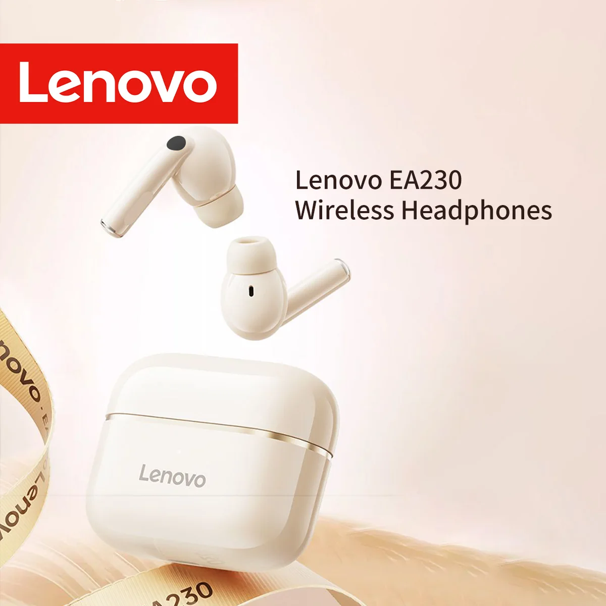 Clear Communication Lenovo Wireless Earbuds Low-Latency Gaming HD Call with Noise Reduction Mic Ergonomic Design Long Standby
Clear Communication Lenovo Wireless Earbuds Low-Latency Gaming HD Call with Noise Reduction Mic Ergonomic Design Long Standby