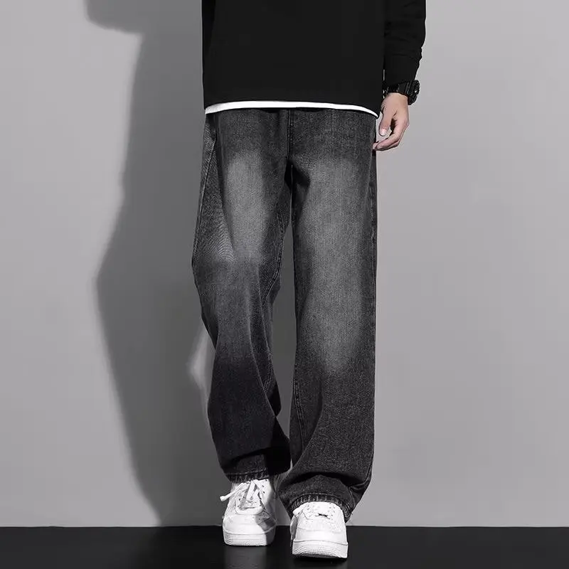 Мужские винтажные джинсы с эффектом потертости, однотонные, повседневные, модные, универсальные, свободного кроя, весна-осень, новинка
Мужские винтажные джинсы с эффектом потертости, однотонные, повседневные, модные, универсальные, свободного кроя, весна-осень, новинка